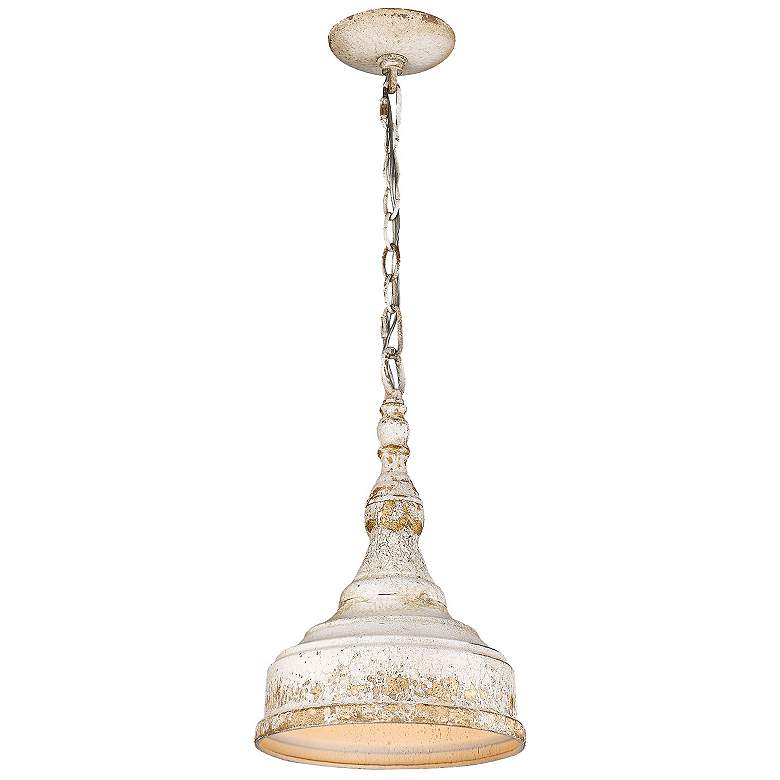 Image 5 Keating 9 1/4" Wide Antique Ivory Mini Pendant more views