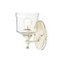 2_Keating 9 3/4" High Antique Ivory Wall Sconce more views