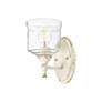 4_Keating 9 3/4" High Antique Ivory Wall Sconce more views
