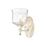 5_Keating 9 3/4" High Antique Ivory Wall Sconce more views