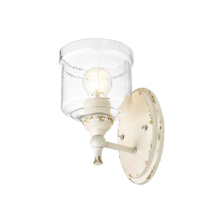 Image 7 Keating 9 3/4" High Antique Ivory Wall Sconce more views