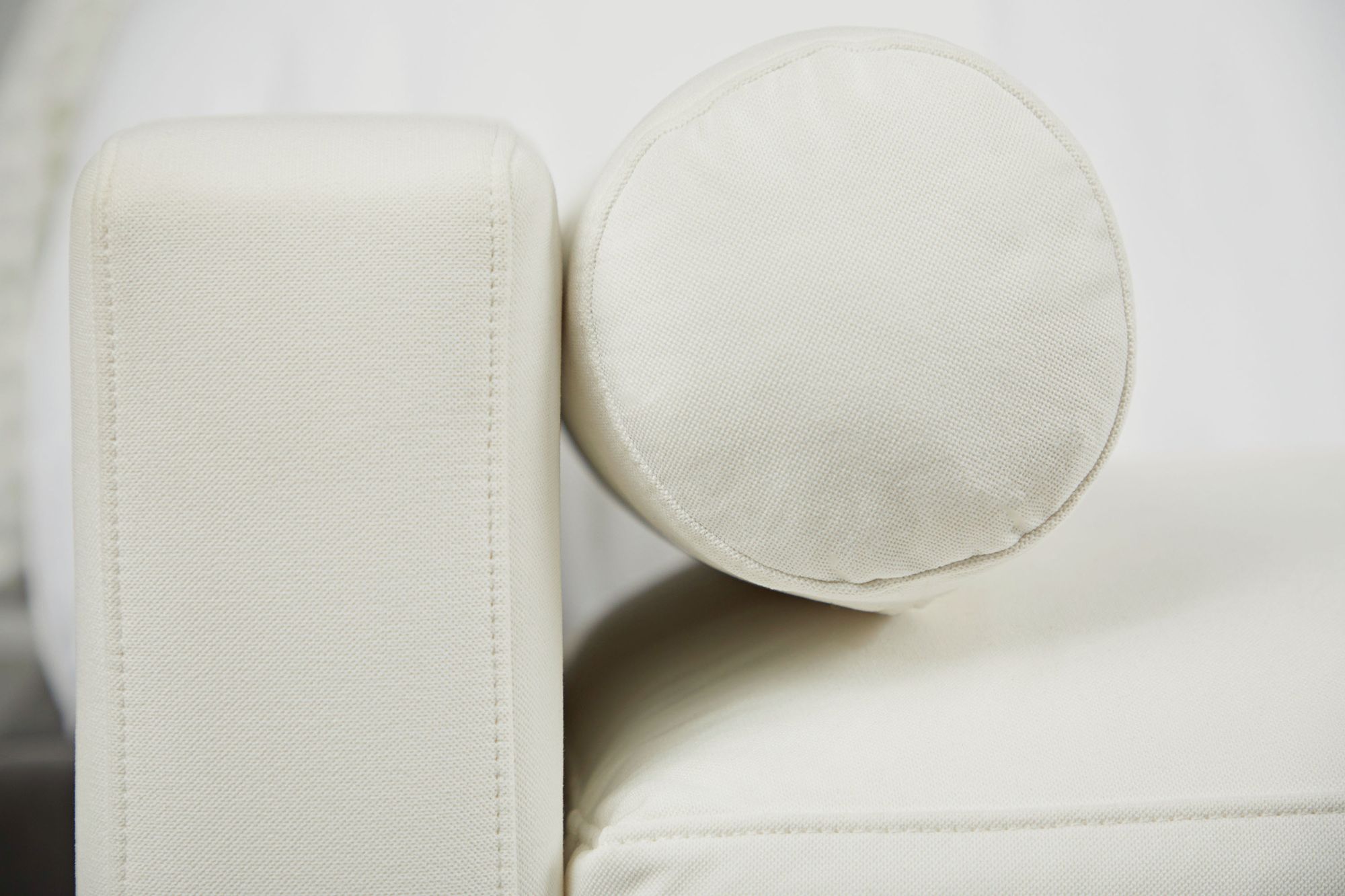 Keaton 63" Wide Peyton Pearl LiveSmart Fabric Accent Bench in scene