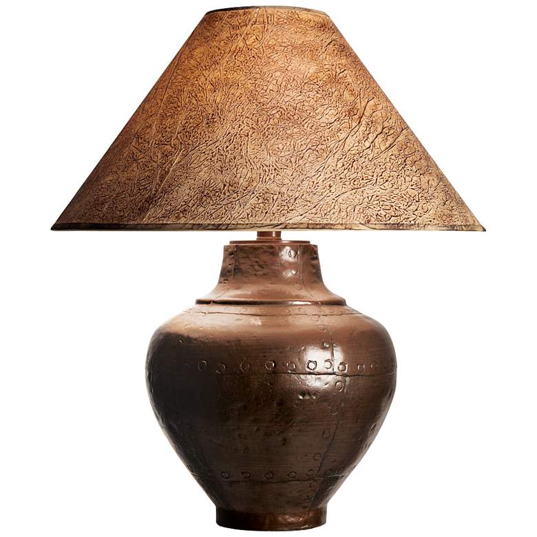 Image 2 Keaton 24 inch Copper Finish Southwest Table Lamp