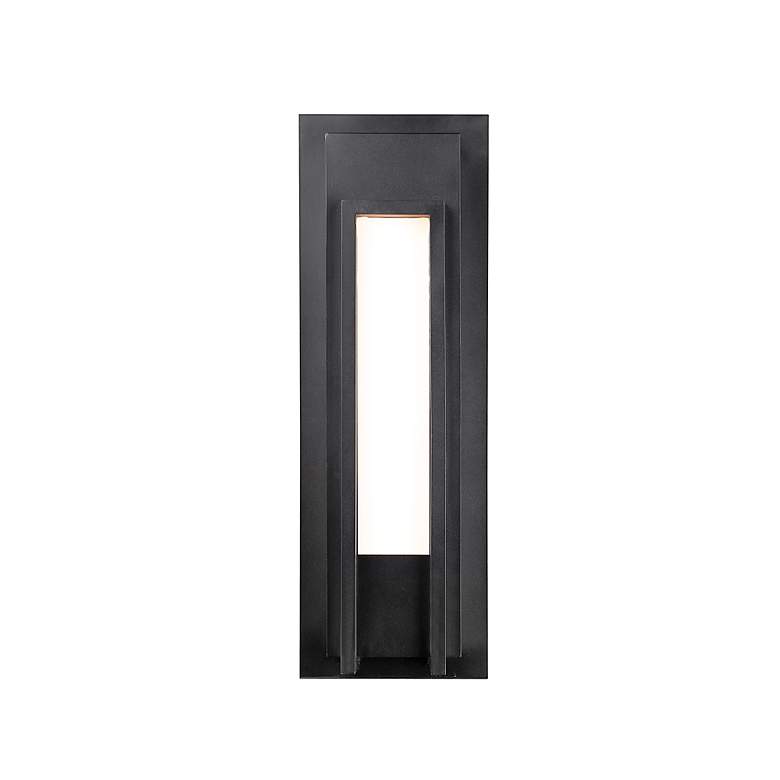 Image 5 Keaton 24" High Black LED ADA Outdoor Wall Light more views