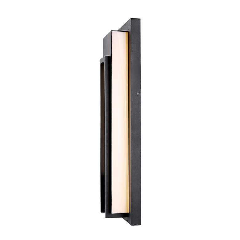 Image 6 Keaton 24" High Black LED ADA Outdoor Wall Light more views