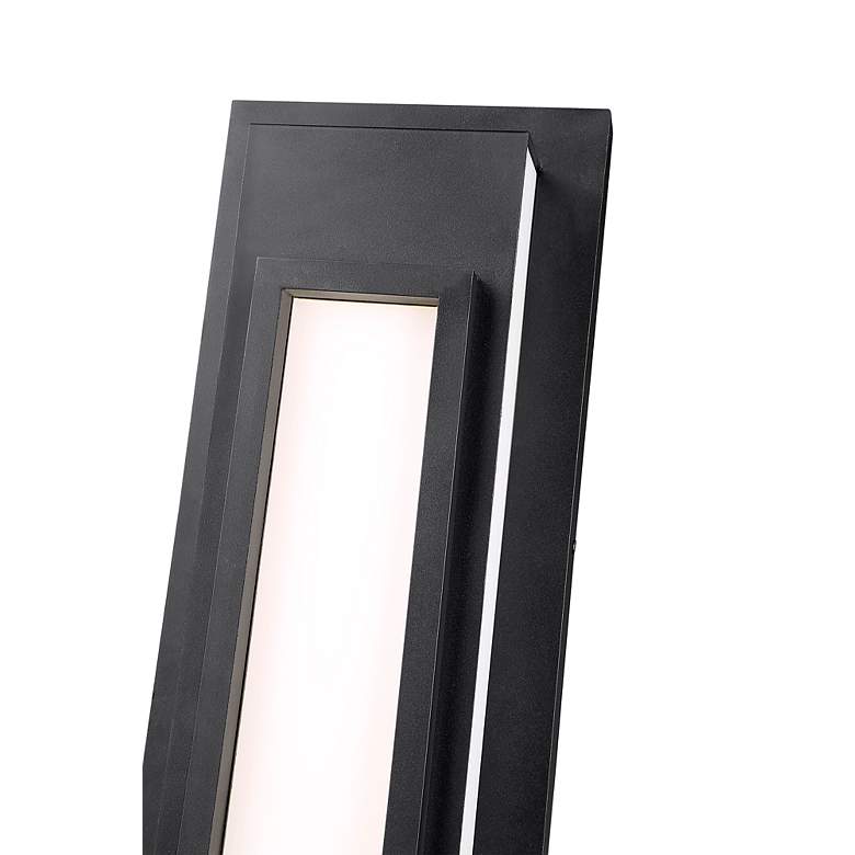 Image 6 Keaton 24 inch High Black LED ADA Outdoor Wall Light more views