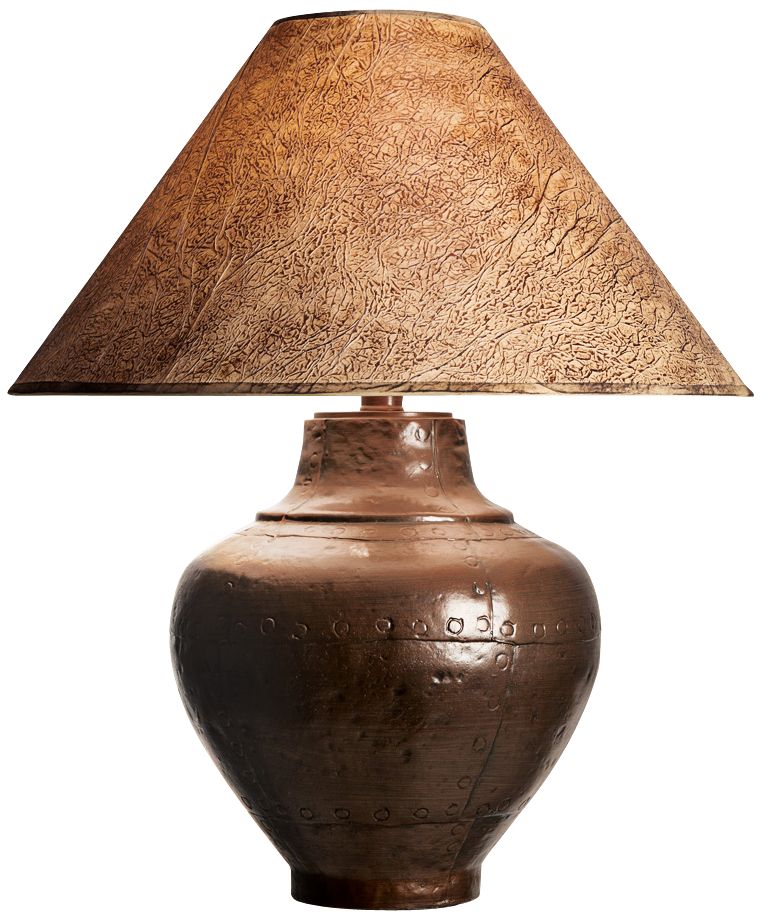 Hammered copper deals table lamps