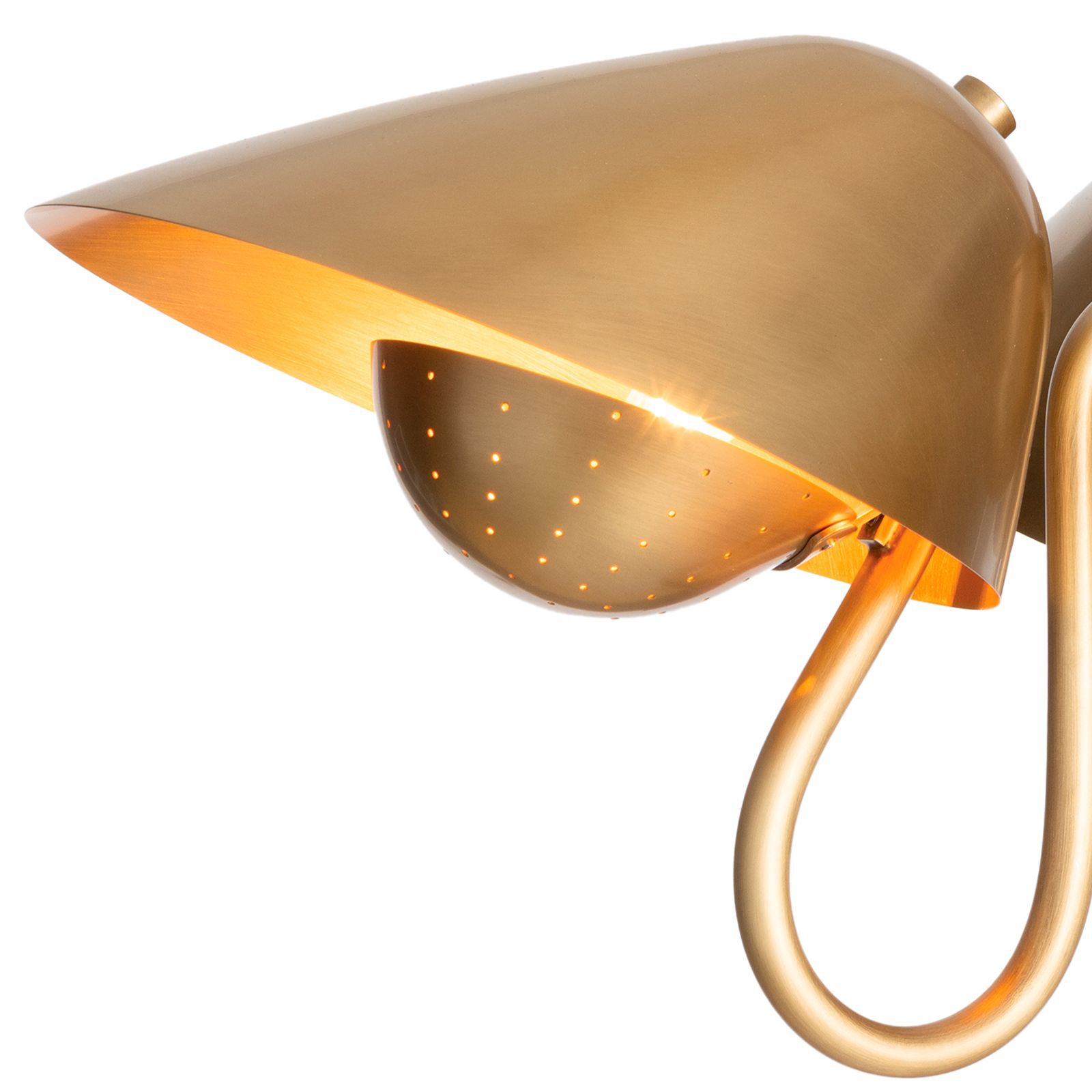 Image 4 Keaton Pendant (Natural Brass) more views