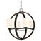 Keefe 22" Wide 4-Light Orb Chandelier by Franklin Iron Works
