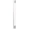 Keel 22" Wide Bright Satin Aluminum 3000K LED Vanity Light