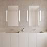 3_Keel 22" Wide Bright Satin Aluminum 3000K LED Vanity Light more views