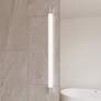 4_Keel 22" Wide Bright Satin Aluminum 3000K LED Vanity Light more views