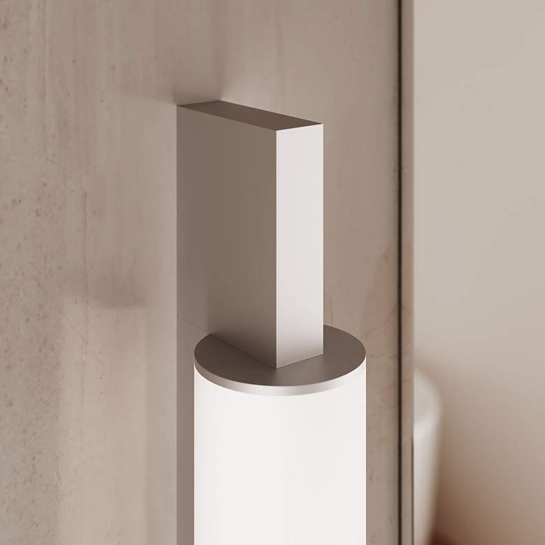 Image 5 Keel 22" Wide Bright Satin Aluminum 3000K LED Vanity Light more views