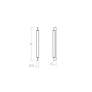 7_Keel 22" Wide Bright Satin Aluminum 3000K LED Vanity Light more views