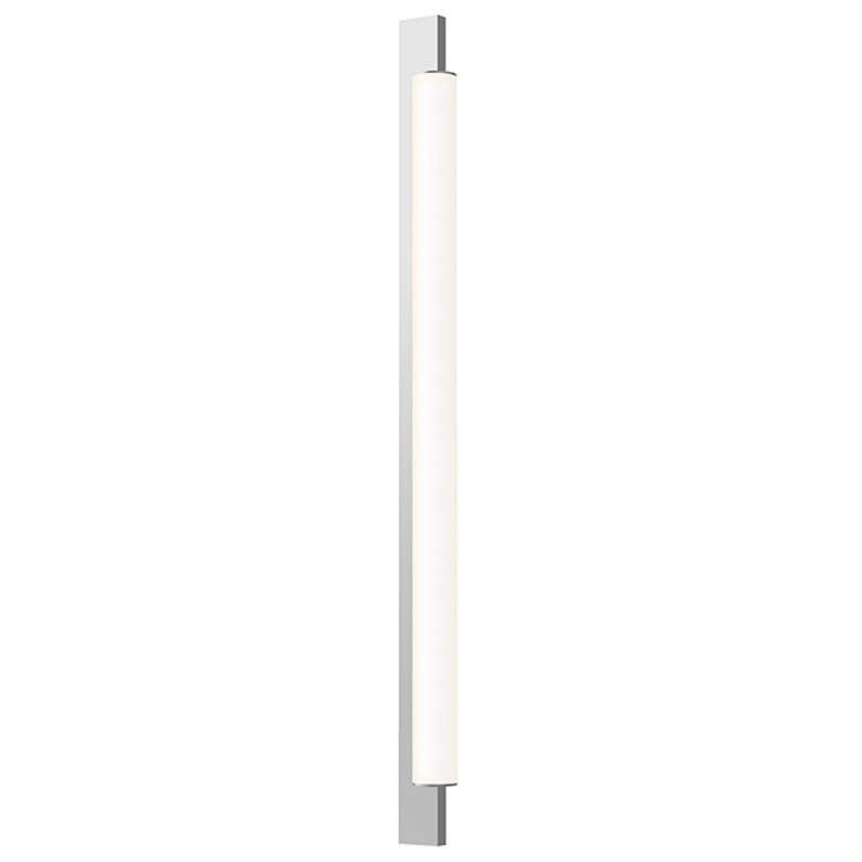 Image 1 Keel 28" Wide Bright Satin Aluminum 3000K LED Vanity Light