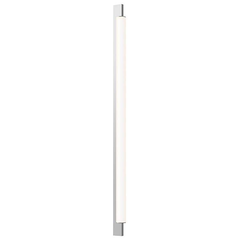 Image 1 Keel 36" Wide Bright Satin Aluminum 3000K LED Vanity Light