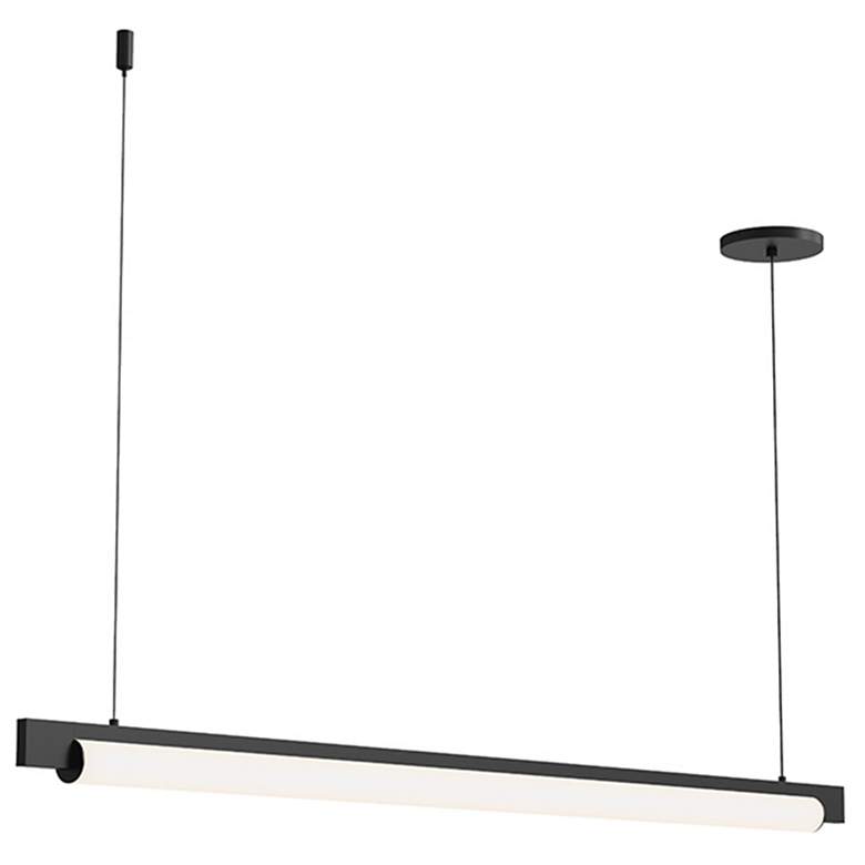Image 1 Keel 44" LED Pendant - Satin Black