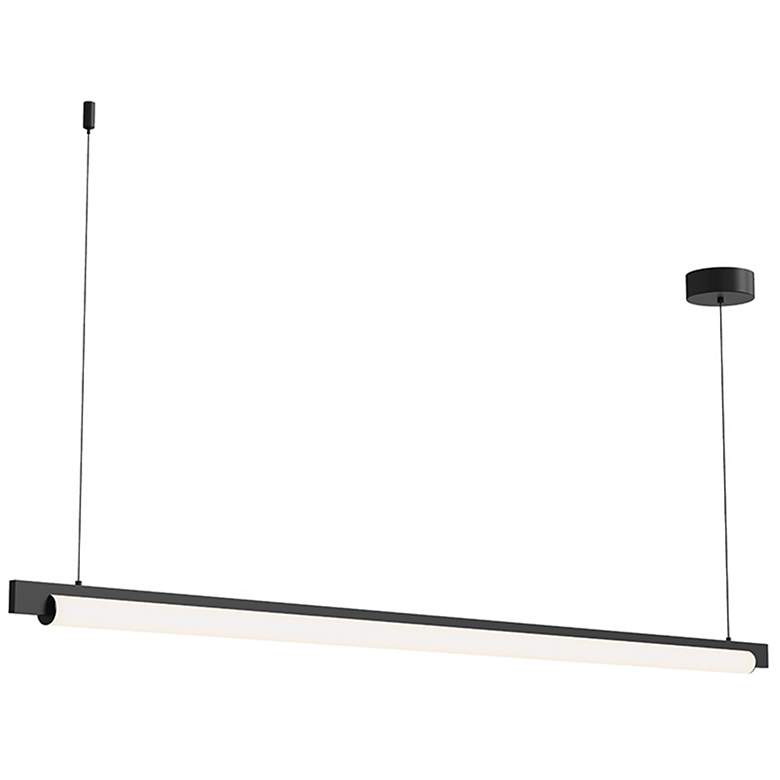 Image 1 Keel 60 inch LED Pendant - Satin Black