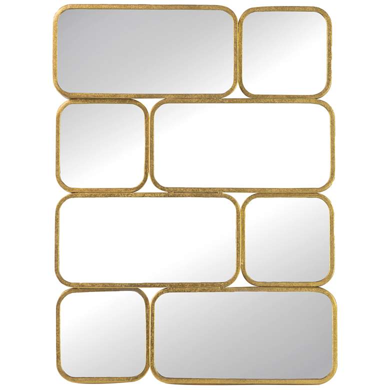 Image 1 Keeley 24 x 32 Gold Metal Mirror