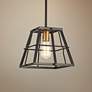 Keeley Calle 10" Wide Painted Bronze Mini Pendant