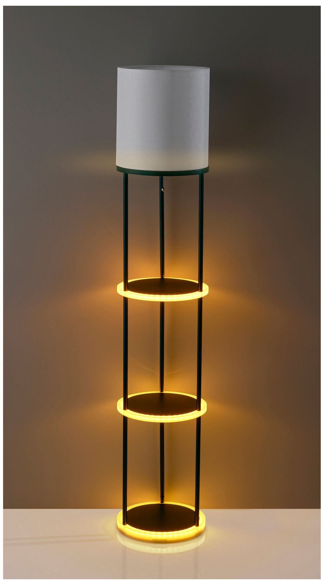 Keely RGB Color Changing Shelf Lamp