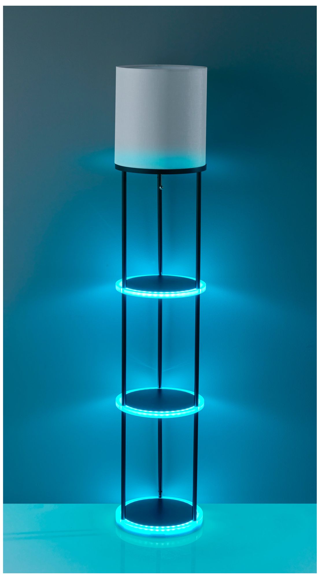 Image 7 Keely RGB Color Changing Shelf Lamp more views