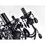 5_Keen 22" Wide Black 6-Light Chandelier more views