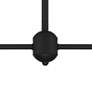 3_Keenan 48" Wide Black Forged 4-Light Linear Chandelier more views