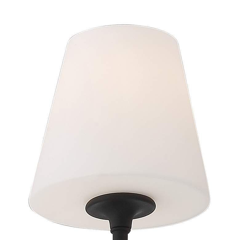 Image 4 Keenan 48" Wide Black Forged 4-Light Linear Chandelier more views