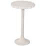 Keiran 21" White Washed Wood Accent Table