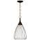 Keiser 9" Wide Oil-Rubbed Bronze Metal Wire Pendant