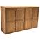 Kelby Dry Oak Veneer 4-Door Multi Storage Cabinet