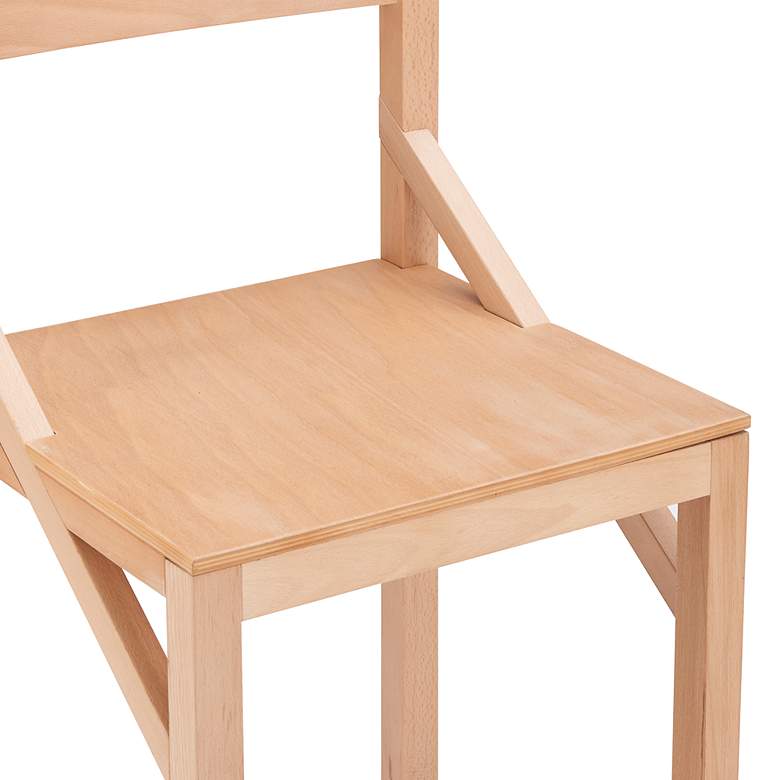 Image 4 Kelda Natural Wood Side Chair more views