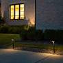 Kelin 26 3/4"H Bronze LED Solar Outdoor Path Lights Set of 2