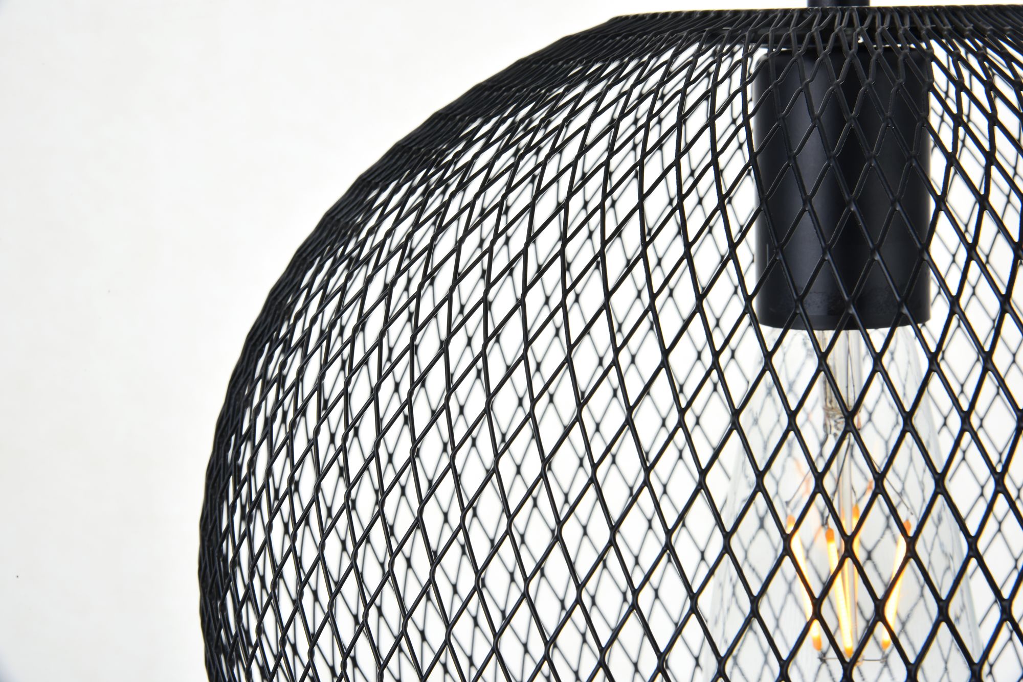 Keller 1 Lt Black Pendant