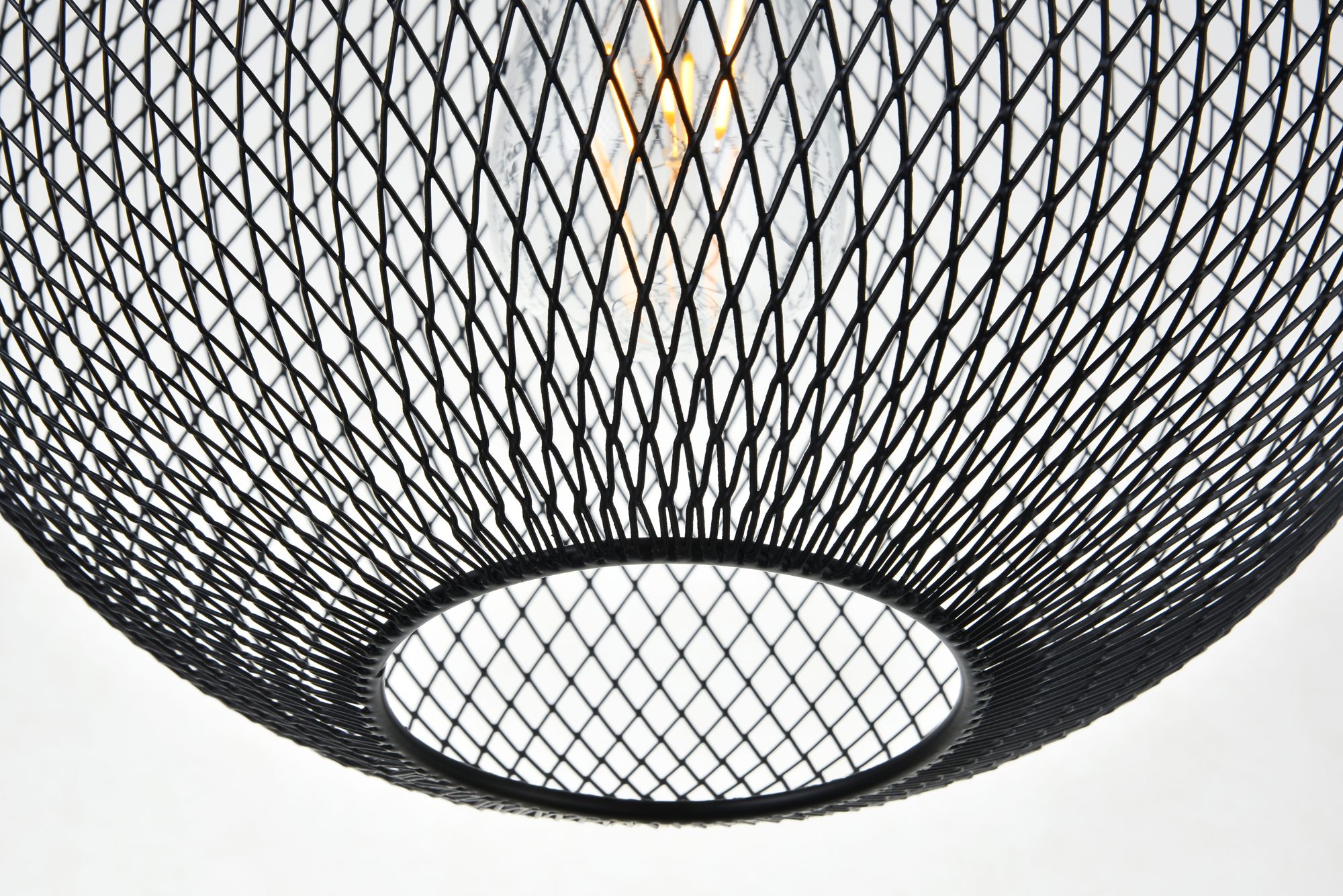 Keller 1 Lt Black Pendant