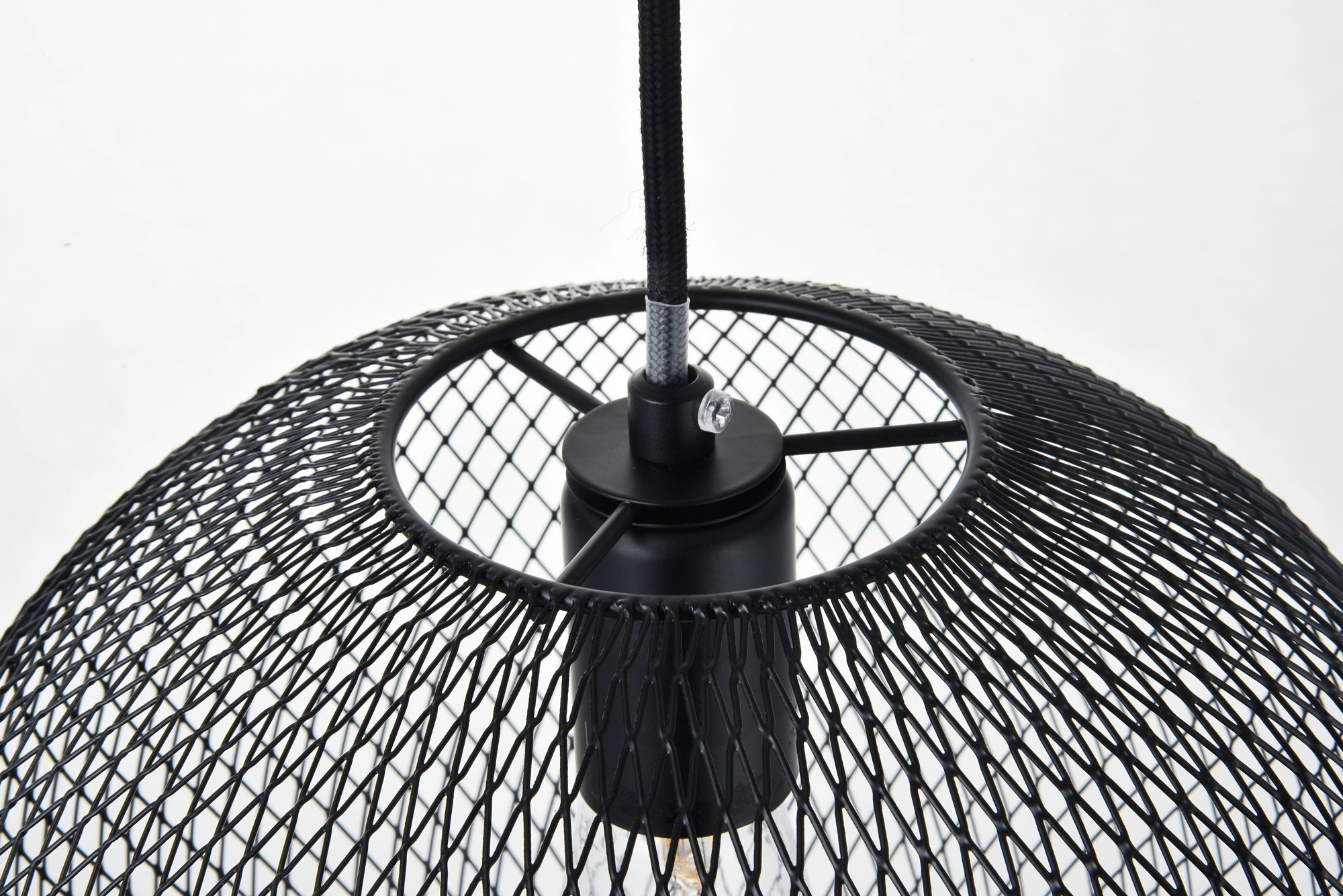 Keller 1 Lt Black Pendant