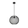 2_Keller 13 1/4" Wide Black Iron Pendant Light more views