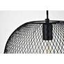 3_Keller 13 1/4" Wide Black Iron Pendant Light more views