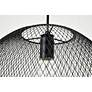 5_Keller 13 1/4" Wide Black Iron Pendant Light more views