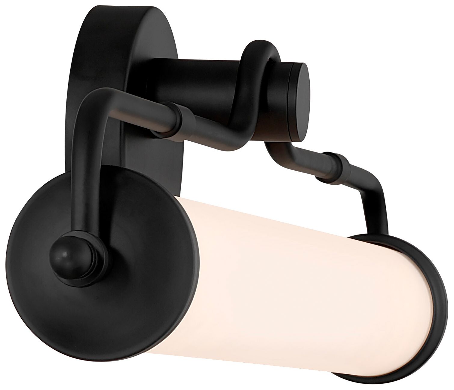 Keller 28" LED Bathroom Vanity Light in Black Lustre