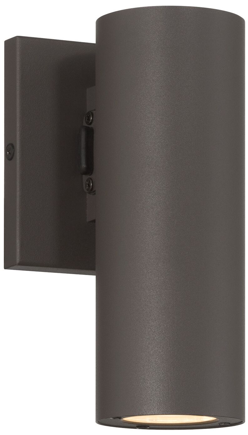 Image 4 Kelley 1-Light LED 5CCT Cylinder Exterior Light in Bronze more views