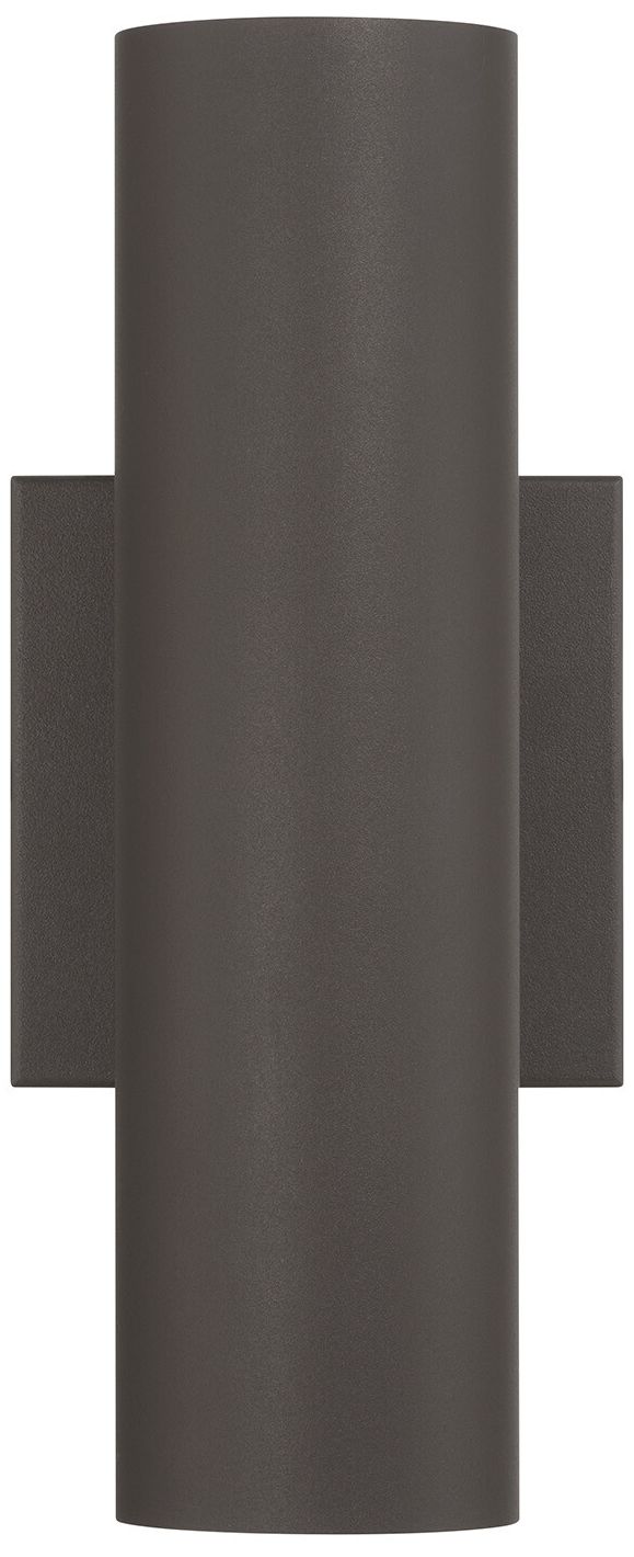 Image 3 Kelley 2-Light LED 5CCT Cylinder Exterior Light in Bronze more views