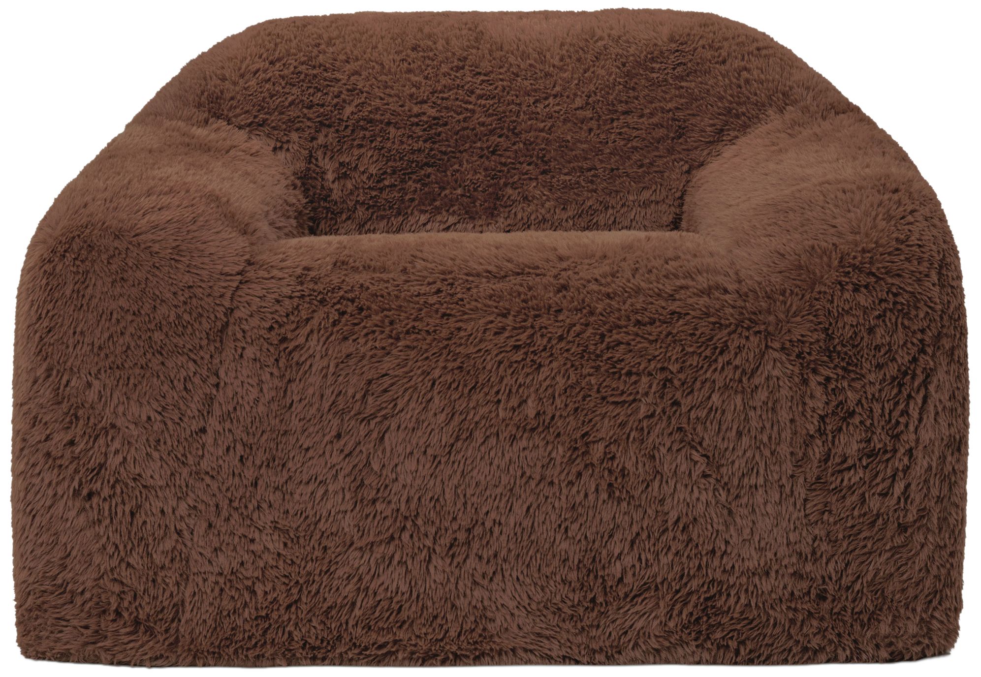 Image 3 Kellie 40.6" Wide Cedar Brown Faux Fur C more views