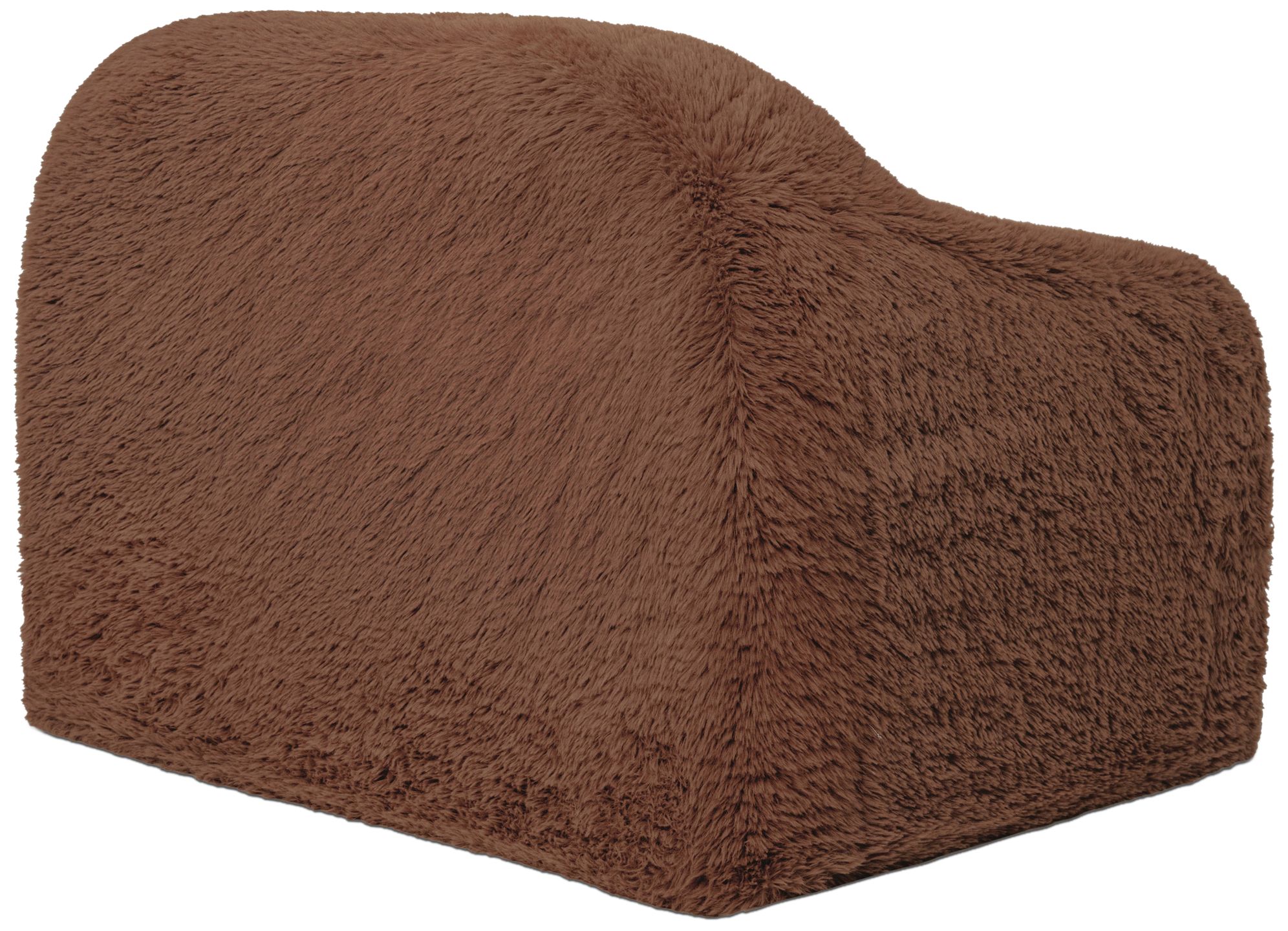 Image 5 Kellie 40.6" Wide Cedar Brown Faux Fur C more views