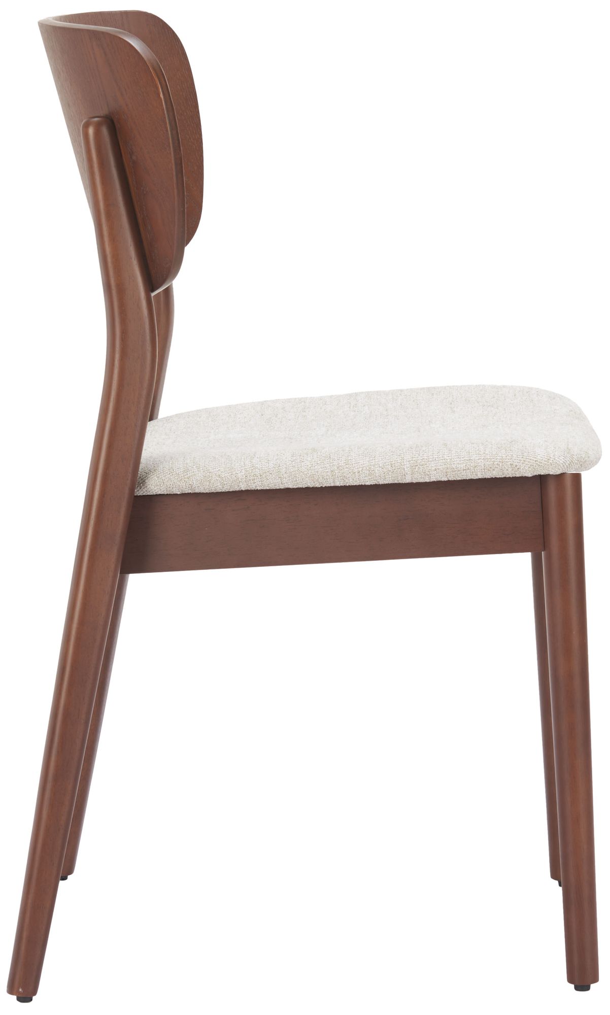 Image 3 Kellua Dining Chair (Set of 2) Beige & Walnut more views