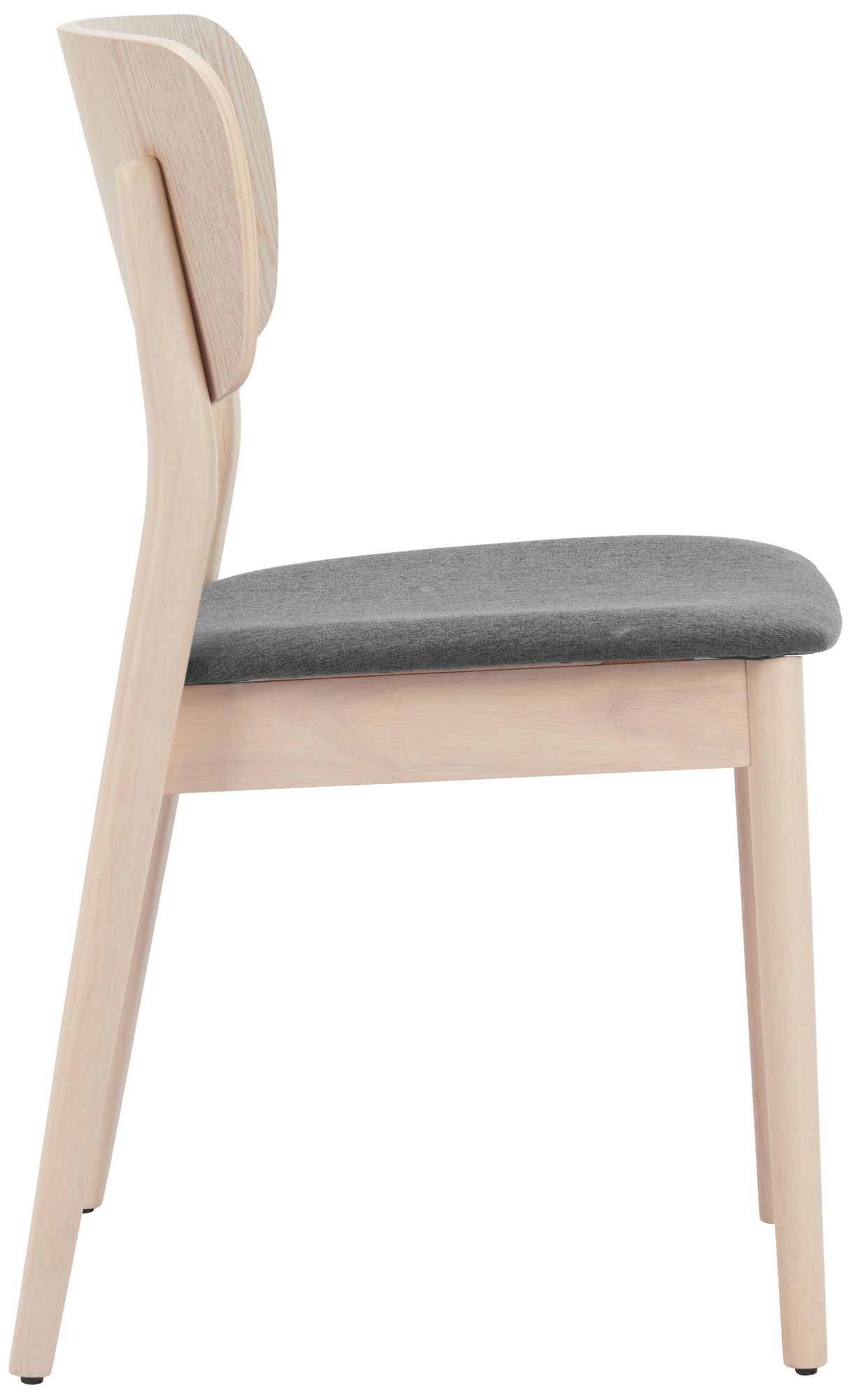 Image 3 Kellua Dining Chair (Set of 2) Gray & Natural more views