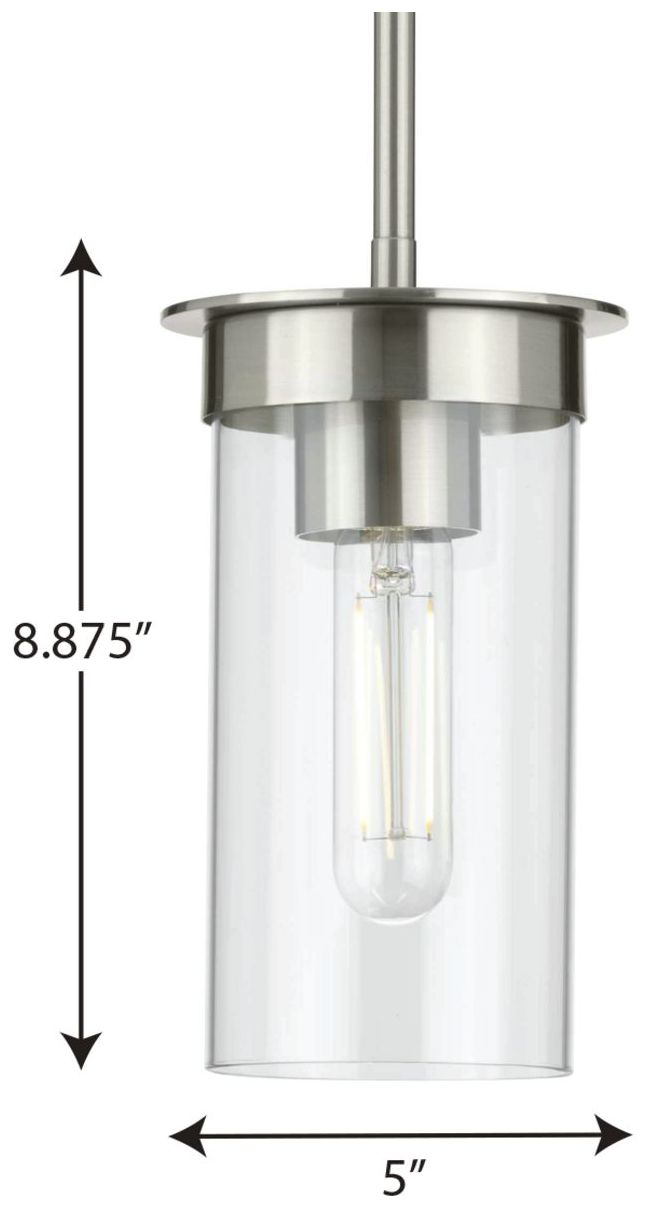 Image 4 Kellwyn Collection One-Light Clear Glass Hanging Mini-Pendant Light more views