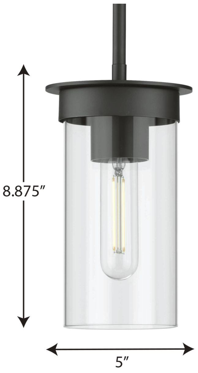 Image 4 Kellwyn Collection One-Light Clear Glass Hanging Mini-Pendant Light more views