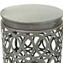 Kelly 15 3/4" Wide Gray White Nesting Accent Tables Set of 3